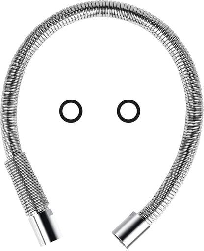 Pre Rinse Faucet 30 Inch Stainless Steel Sprayer for Commercial Kitchen Sink, 1.42 GPM Dish Spray Hose Replacement Kit