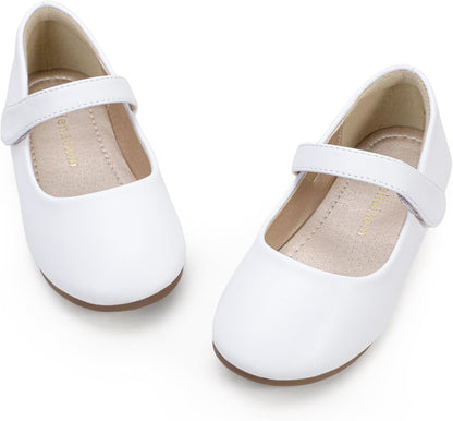 Toddler Girls Flats Mary Jane Flower Girl Dress Shoes School Wedding Party Shoes