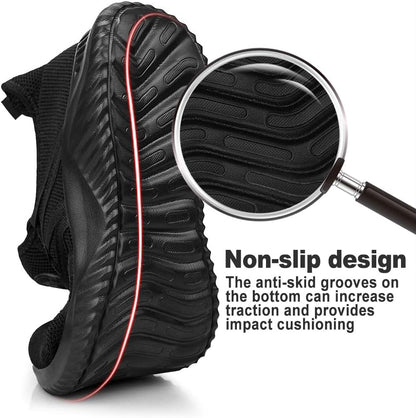 Feethit Mens Slip On Running Shoes Breathable Lightweight Comfortable Fashion Non Slip Sneakers for Men