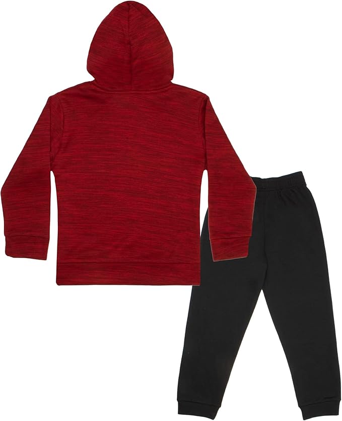 Marvel Avengers Spider-Man Black Panther Miles Morales Boys 2-Piece Fleece Sets, Fleece Hoodie and Pants Bundle Set for Boys