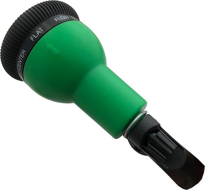 Hose Nozzle Wide Mouth Green Garden 9 Spray Position Ergonomic Grip Handle (Single Green)