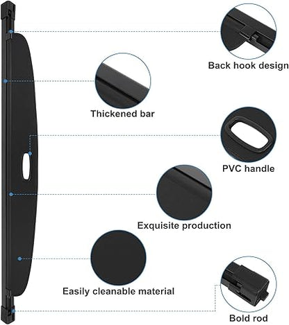 ECCPP Cargo Cover 2020-2024 Fit for Cadillac XT6 Flexible SUV Rear Trunk Cover Shade Luggage Tonneau Security Cover