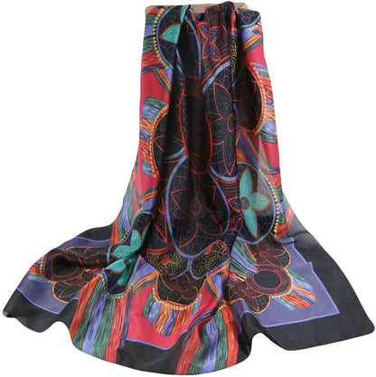 Acotavie Scarfs for Women Fashion Scarves Long Satin Silk Feeling Scarf Lightweight Sunscreen Shawls.