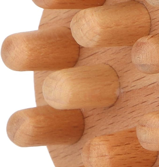 ANGGREK Wood Head Massager, Octopus Shape Manual Scalp Massagers Scalp Massage Tool Wooden Fingers Head Scratcher for Remove Headache and Head Body Relaxing