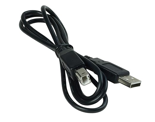 Replacement USB PCMac Data Sync Transfer Cable Cord for HP DeskJet 2723e 2742e 2755e 4155e Color All-in-One Printer
