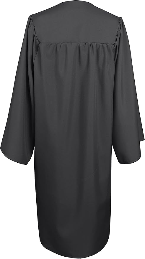 GradPlaza Matte Choir Robe for Church Baptism Officiant Confirmation Costume,Graduation Gown for School,Judge Pastor Robes