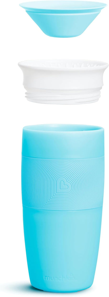 Munchkin Sippy Cup for Toddlers, Miracle 360 Cup, 14 Ounce, Blue