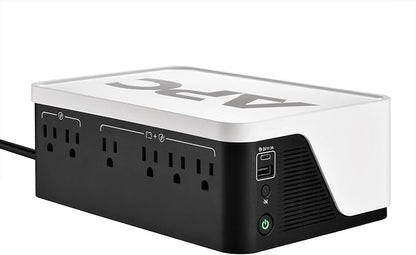 APC UPS Battery Backup, 700VA UPS with 4 Backup Battery Outlets, Type C USB Charging, BE700G3 Back UPS