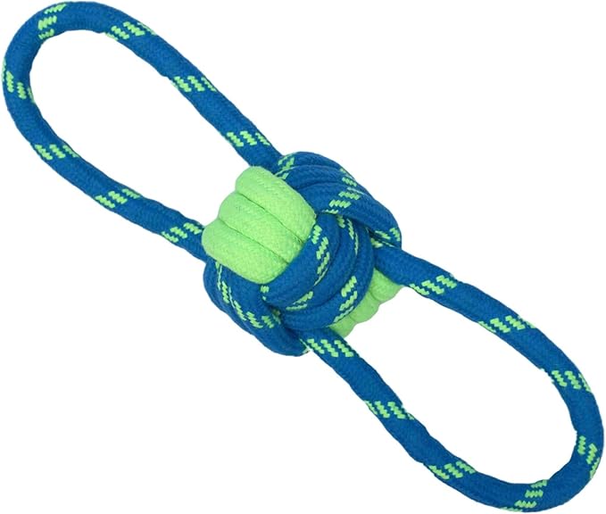 Nallie Dog Rope Toys, Dog Toys for Medium Large Breed, Interactive Dog Toys, Tug of War Dog Toy, Dog Rope Toy for Aggressive Chewers, Durable Dog Chew Toys