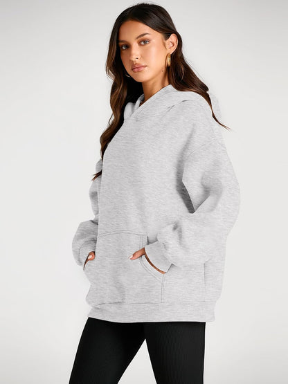 Hoodies for Women Oversized Sweatshirts Fall Fashion Outfits 2025 Pullover Fleece Casual Sweaters Winter Y2k Clothes