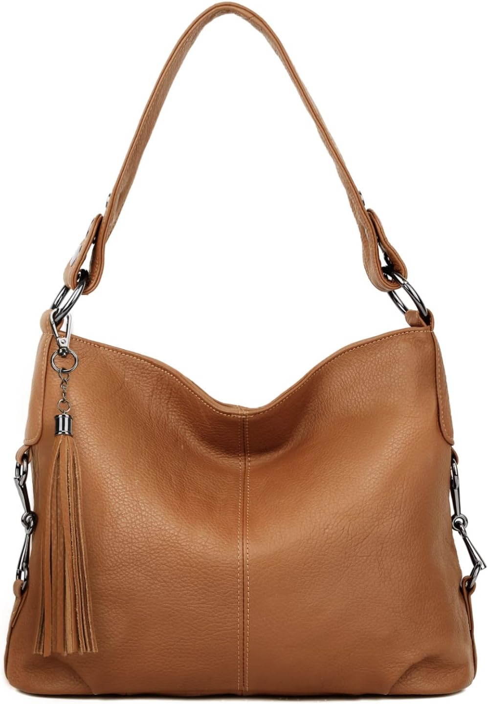 YALUXE Genuine Leather Shoulder Bags Stylish Hobo Handbags Purses Crossbody Bags for Women Genuine Leather, Stylish