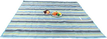 Sempoda Outdoor Waterproof Picnic Blanket, Foldable Picnic Mat, Waterproof Beach Blanket, Dampproof 210T Tear Resistant Plaid Cloth Picnic Blanket for Outdoor Camping