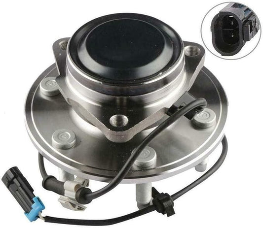 515054 (2WD) Front Wheel Bearing Hub Assembly w6 Lugs Fits for Chevrolet Avalanche Silverado Suburban 1500 Express 1500 2500, GMC Sierra 1500 Savana 1500 2500 Hub Bearing Assembly RWD