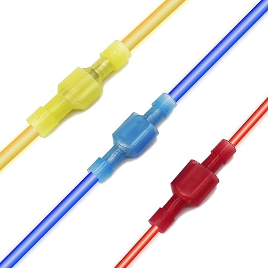 280Pcs Nylon Spade Connector, Male and Female Spade Terminals Kit, Crimp Terminal Connectors, Automotive Electrical Connector, Wire Connectors Kit, Quick Disconnect Connectors (22-10 Gauge)