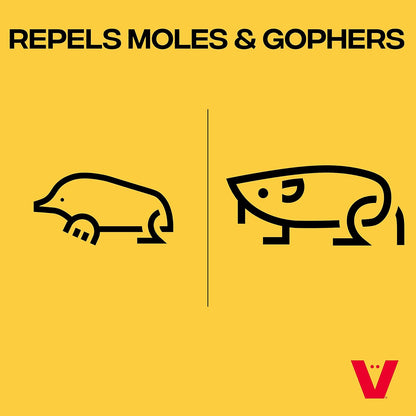 Victor Mole and Gopher Sonic Spike, 2-Pack Chemical Free Outdoor Mole and Gopher Repellent for Lawns, 95 ft Diameter Coverage, Safe for Use Around People and Pets