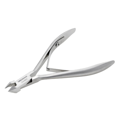 Tweezerman Rockhard Stainless Steel Cuticle Nipper, 1/2 Jaw