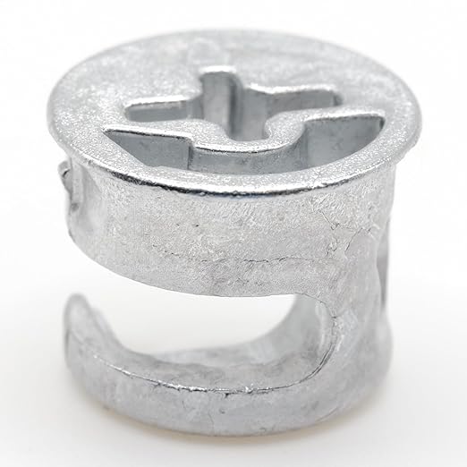 ReplacementScrews Eccentric Cam Locks Compatible with IKEA 103114 (Kullen, Alex, MICKE) Case with Flange - 12mm x 10mm - Zinc Alloy (Pack of 8)