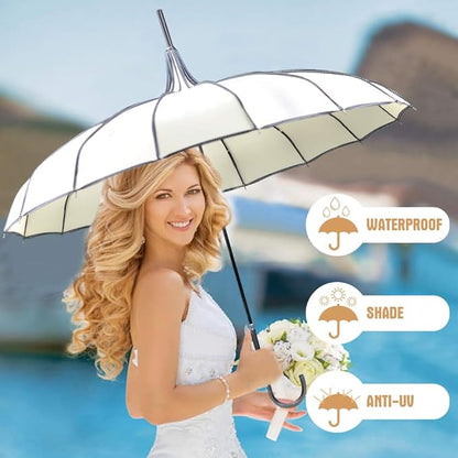 VIVISKY (TM) old-fashioned pagoda roof parasol sunshade by Ivory