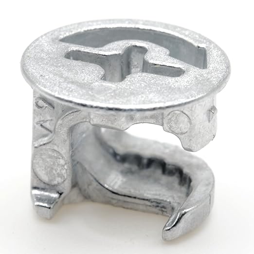 ReplacementScrews Eccentric Cam Locks Compatible with IKEA 103114 (Kullen, Alex, MICKE) Case with Flange - 12mm x 10mm - Zinc Alloy (Pack of 12)