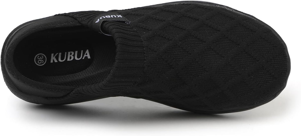 KUBUA Mens Womens Slippers Indoor Lightweight House Shoes Outdoor Breathable Slip on Loafers