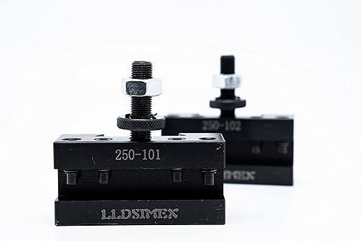 6-12" AXA Quick Change CNC Tool Post Turning Facing Holder 1# 250-101 and Boring Turning Holder 250-102#2 Set