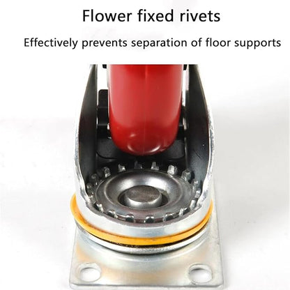 DINNER 4 5 6 8 inch Polyurethane Silent casters, Swivel Brake casters, Scaffolding Wheels, Flatbed carts, Heavy Duty casters (Color : Brake Wheel, Size : 8 inch)