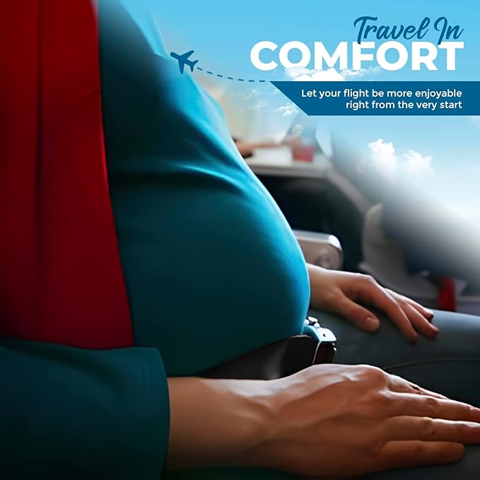 Airplane Seat Belt Extender - Adds 6 to 32 inches for comfort, fits most airlines (excludes Southwest and Alaska) The Seat Belt Extender