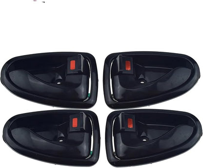 Internal Car Handles for 2000-2006 for H& for Accent 82610-25000 82620-25000 Inside Interior Door Handle Front Rear Left Right LH RH Car Interior Door Handle(Black,1 Pcs Left Side)