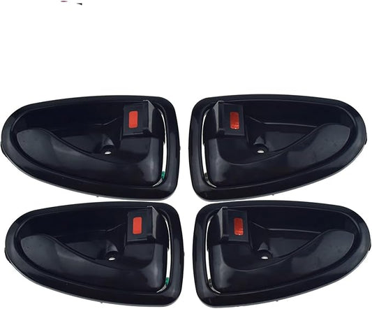 Internal Car Handles for 2000-2006 for H& for Accent 82610-25000 82620-25000 Inside Interior Door Handle Front Rear Left Right LH RH Car Interior Door Handle(Black,1 Pcs Left Side)