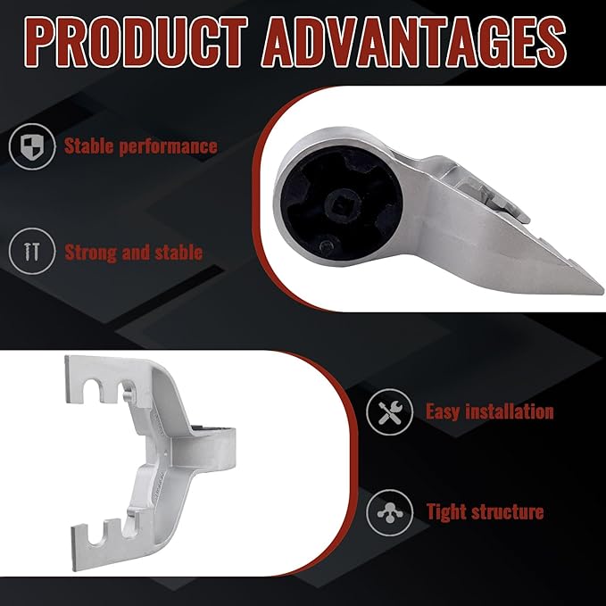 2PCS CV6Z5K291K Muffler Hanger Bracket CV6Z-5K291-K Compatible with Ford Escape 2013 2014 2015 2016 2017 2018 2019,