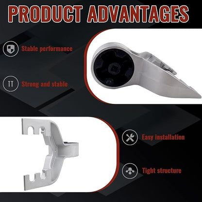 2PCS CV6Z5K291K Muffler Hanger Bracket CV6Z-5K291-K Compatible with Ford Escape 2013 2014 2015 2016 2017 2018 2019,