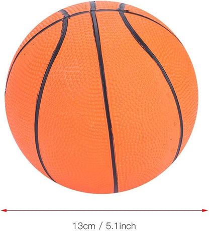 Uxsiya Rubber Basketball, Safe Mini Inflatable Basketball Compact for Outdoor for Kids for Children for Sports