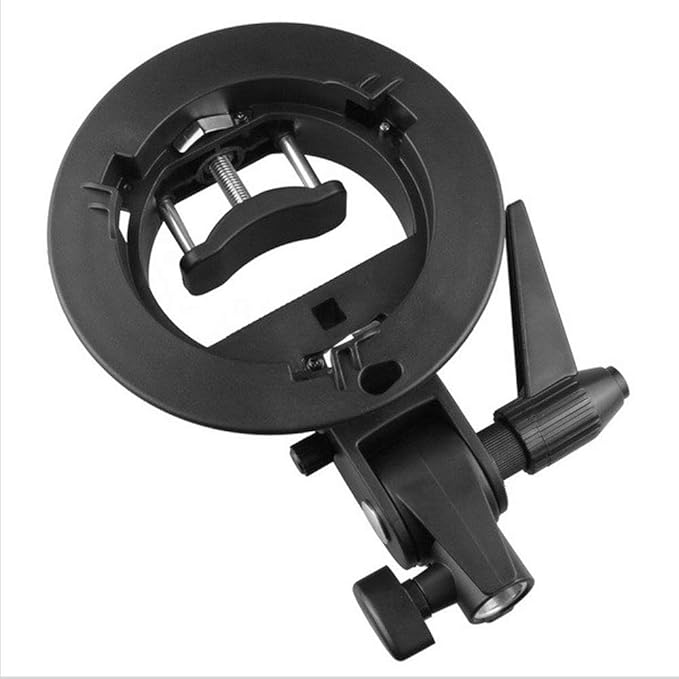Godox S-Type Bracket Bowens S Mount Holder for Speedlite Flash Snoot Softbox Honeycomb with USB Light