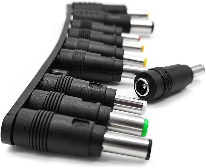 Quacc 10pcs DC Connector Jack Power Socket Universal DC Barrel Jack Adapter Compatible for Lenovo, Dell, HP, Asus, Acer, Toshiba, Sony Laptop Charger Power Supply Plug (5.5 x 2.1mm)