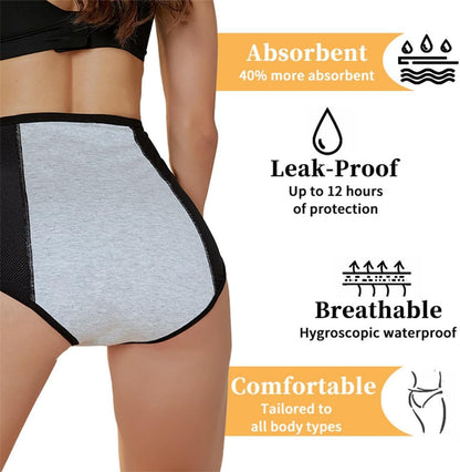 Women's Pelvic Floor Support Leakproof Underwear,Pelvic Support Underwear, Prolapse Supports Underwears over 60