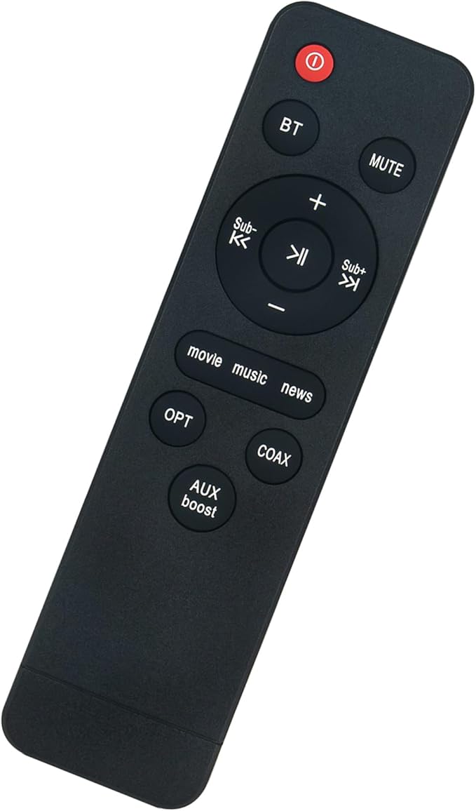 Replacement Remote Control Applicable for Saiyin Sound Bar DS6403 DS6403H DS6343 DS6305 DS6801K DS6801 DS6801K-MK Soundbar Speaker Home Theater System