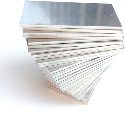 Welding Practice Aluminum Parts- 5052 Aluminum - 24inch- 24Tablets-Very Suitable- Practice and Training for MIG, TIG, Stick, Arc, Gas and Brazing
