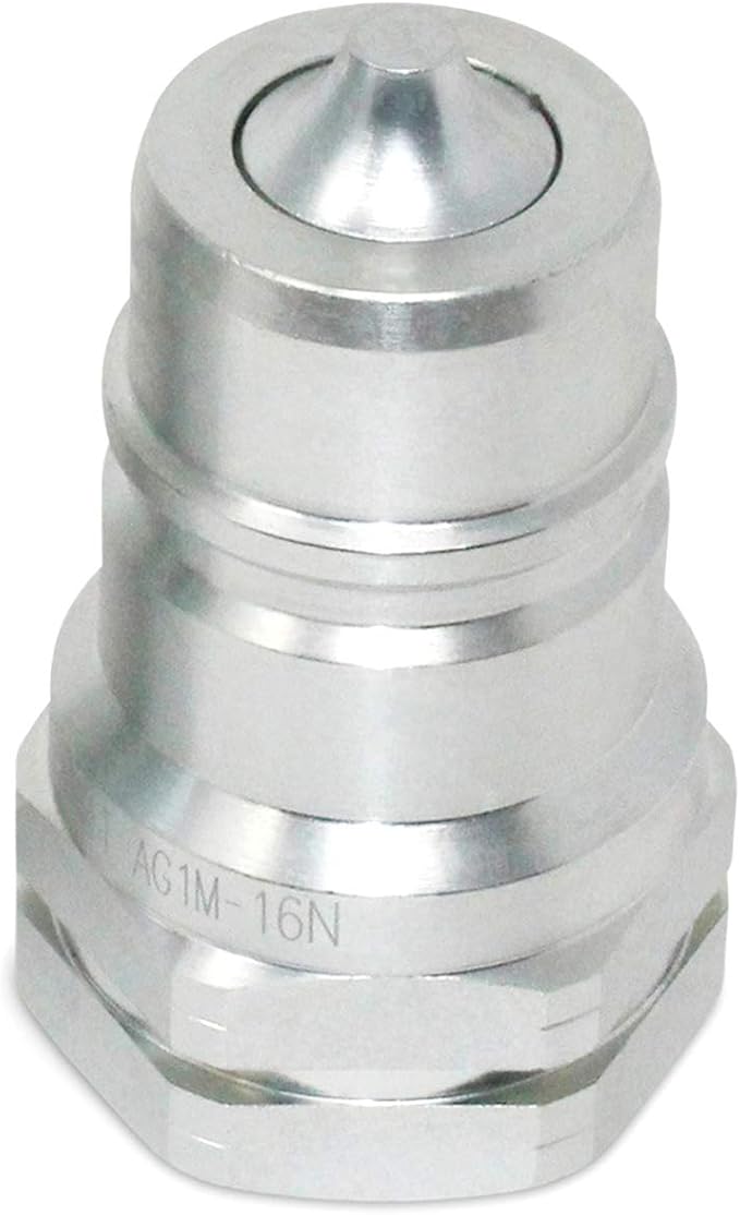 Summit Hydraulics 1 Agricultural Hydraulic Quick Connect Pioneer Style Coupler Set, ISO 5675, 1 NPT Thread