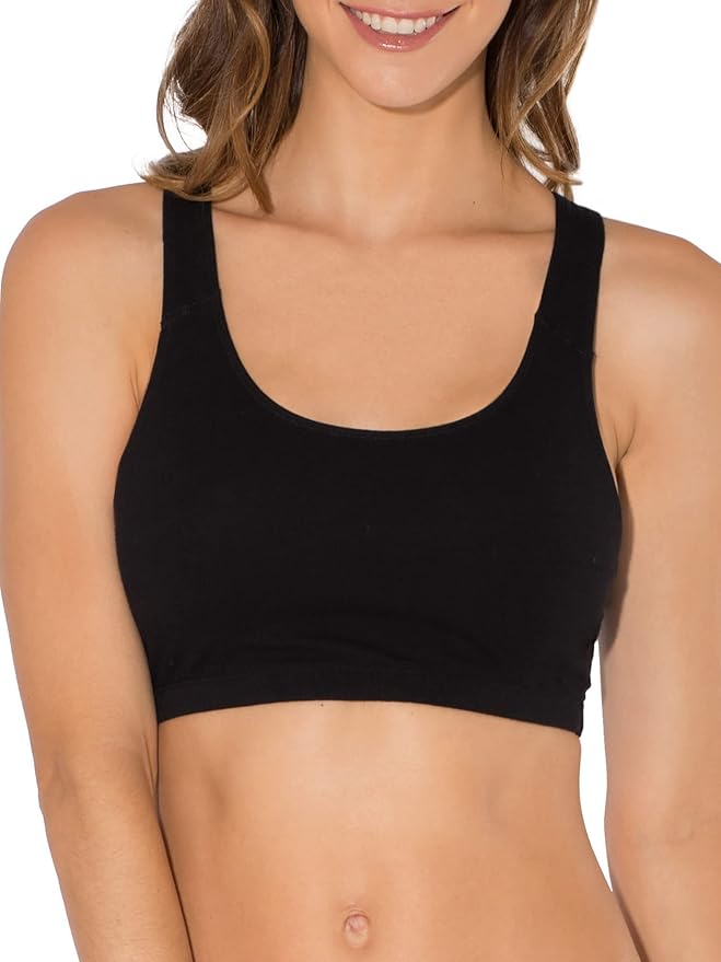 Fruit of the Loom Women's Multi-Pack Tank Top Style Sports Bra