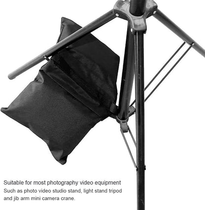 2PC Heavy Duty Fillable Sandbag Set for Studio & Outdoor Photography Equipment, Versatile Weight Bags for Light Stands, Tripods, & Boom Arms, LongLasting Oxford Cloth
