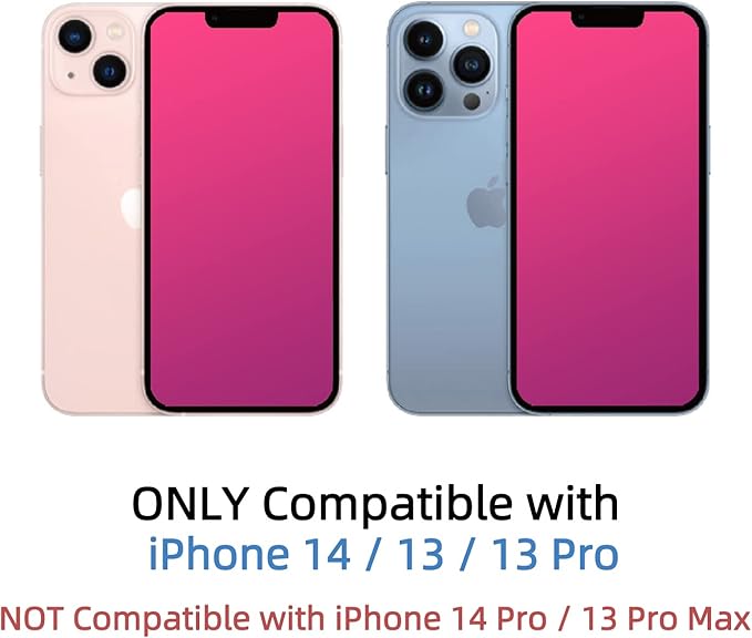 EGKimBa Privacy Screen Protector: Compatible with iPhone 16e, 14, 13 and 13 Pro 6.1 inch, blue light tempered glass, colorful, galvanized, anti-spy, anti-blue light