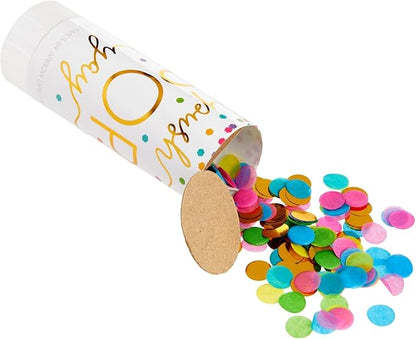 Sparkle and Bash 20 Pack Rainbow Confetti Shakers, Bulk Pop Confetti Party Supplies for Wedding, Bridal Shower, or Graduation