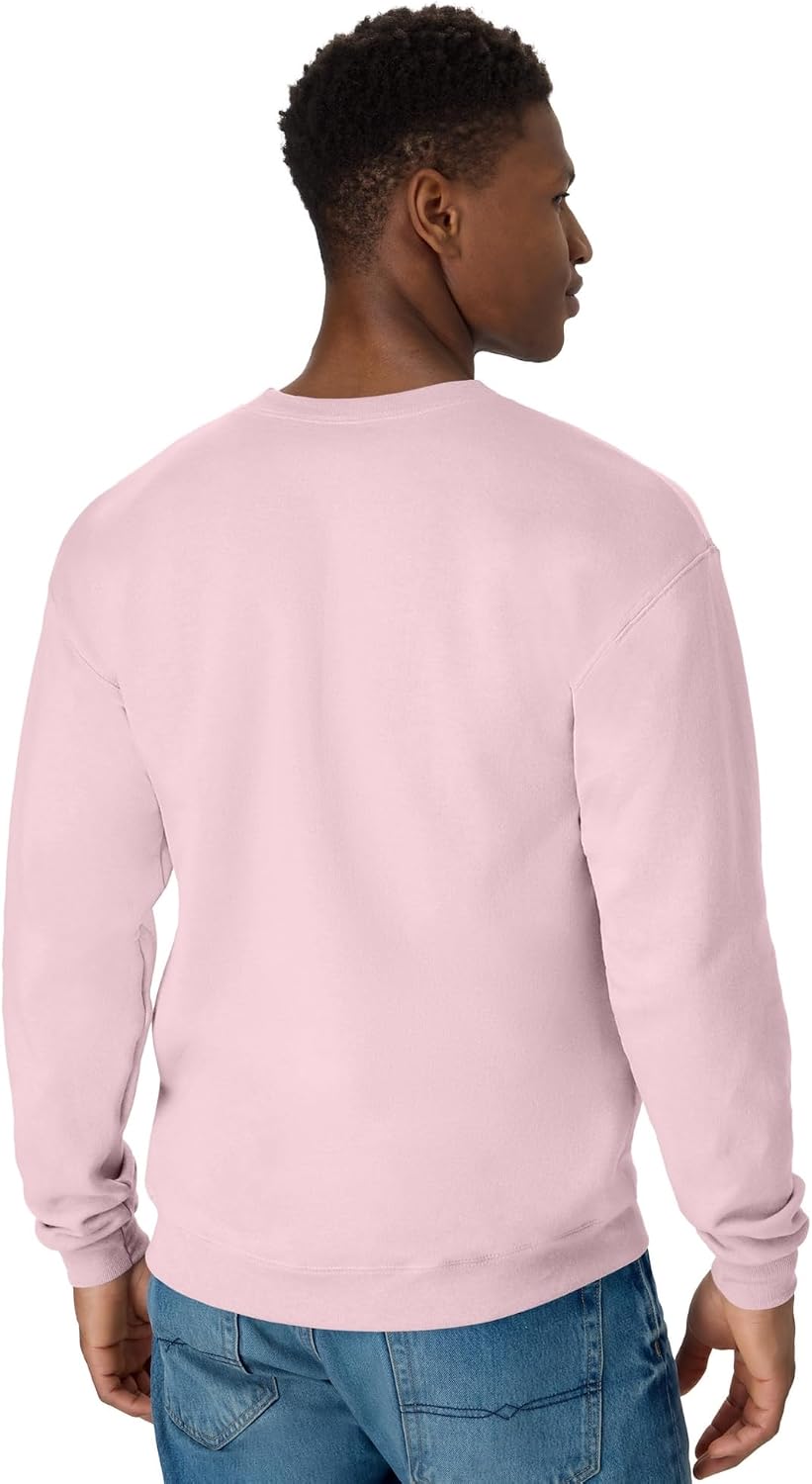 Men's Sweatshirt, EcoSmart Fleece Crewneck Sweatshirt, Big & Tall Available, 1 or 2-Pack