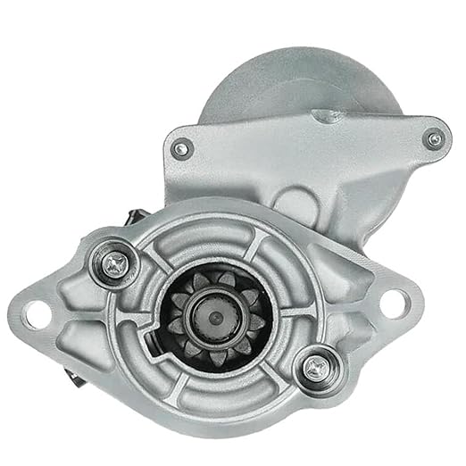 12V 1.2KW 9 Tooth Starter Motor Compatible with Kubota D722 D905 D1105 D1305 V1505 WG1605 Engines Front Mowers Excavators Generators Replaces 228000-0950 228080-0951