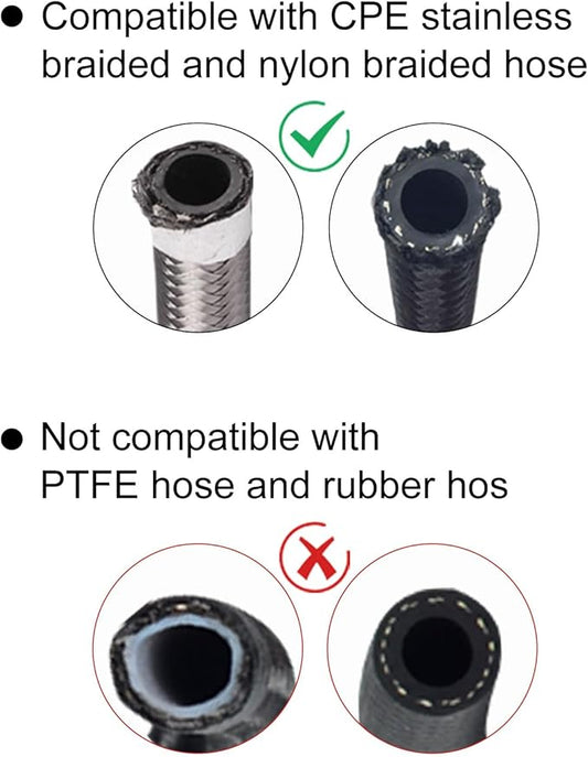 10AN Hose End Fitting 120 Degree Swivel for CPE Braided Fuel Hose Line 1PC