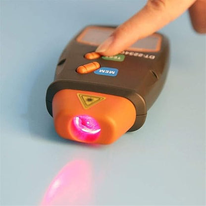 Digital Non-Contact Tachometer,DT-2234C RPM Tach Tester Meter 2.5-99,999RPM Auto Range Motor Digital Photo Tachometer,LCD ABS,Per Car,Wheels, Lathe, Electrical Fan,Paper Making