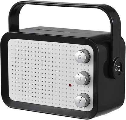 Mini Guitar Amp 3W Portable Guitar Speaker DC 9V MP3 Playback Stereo Headphone Output Lightweight for Wood Guitar Ukulele Erhu Violin Volume and Tone Distortion Gain Adjustment