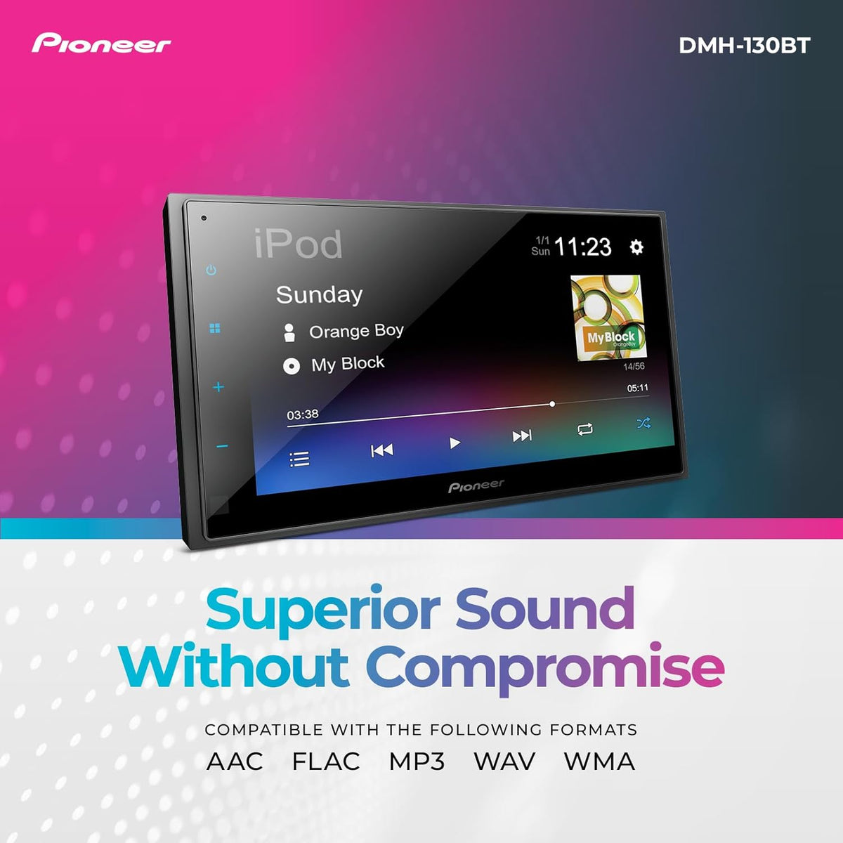 Stay connected with Bluetooth, Alexa, and rear camera. Personalize in-car entertainment with customizable display.