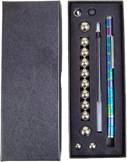 0.5mm Student Puzzle Magnetic Neutral Pen Creative Toy Magnetic Neutral Pen-Color Boxed Packaging