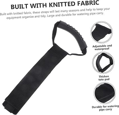 SUPVOX 2pcs Easy-Carry Storage Straps Gardening Tote Strap Gardening Supplies Water Cables Storage Strap Extension Cords Hanger Coat Hangers Hose Adjustable Tote Strap Vacuum Lanyard